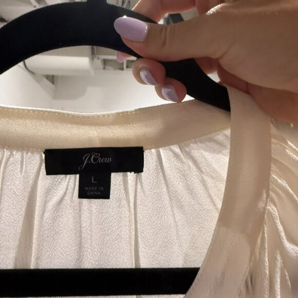 JCrew White Blouse - Picture 2 of 3